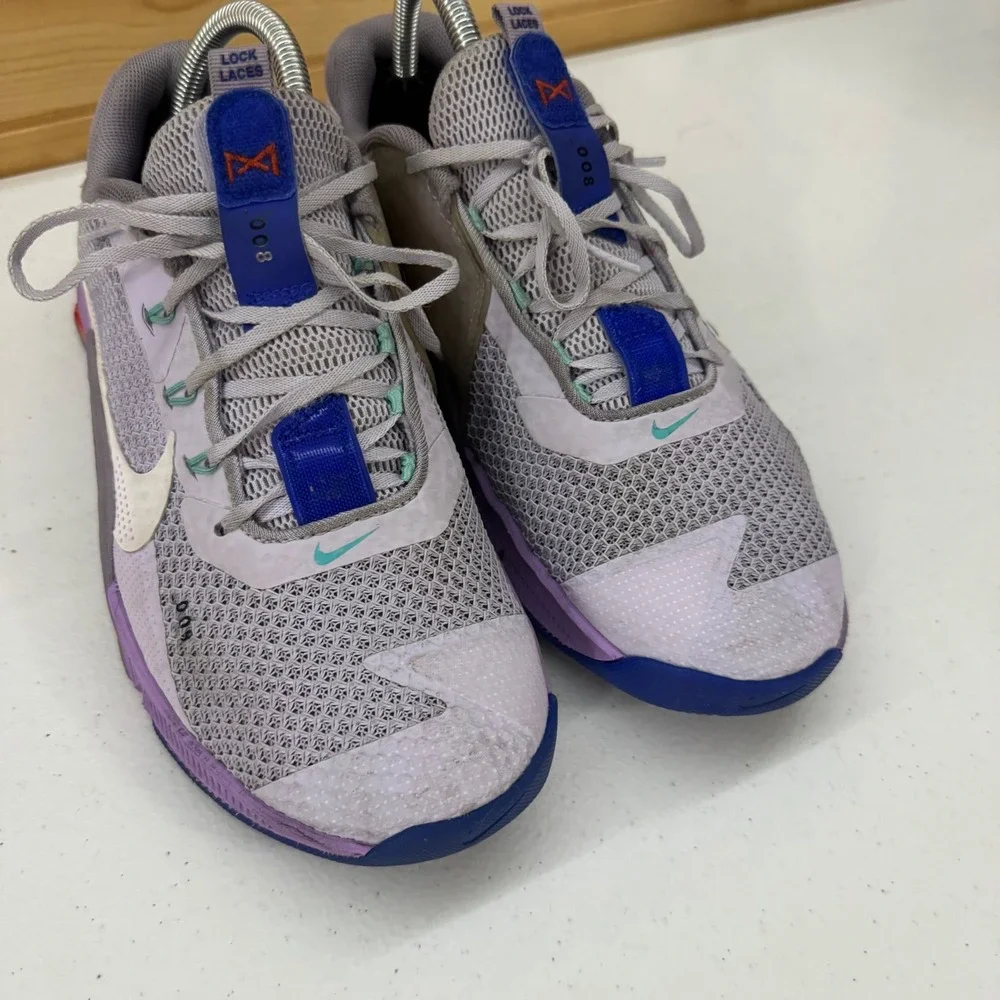 Nike‎ Metcon 7 Womens Training Shoes Lilac Grey Blue CZ8280-515 Size 9.5